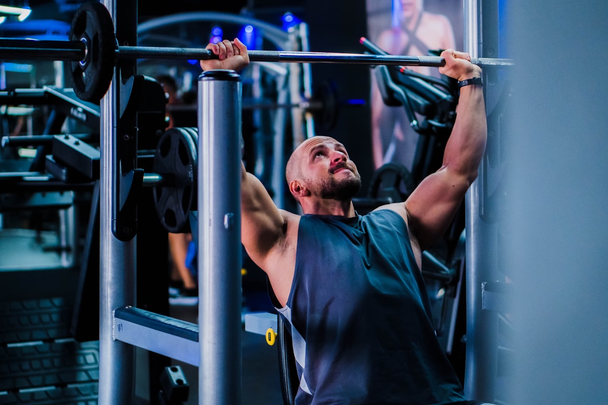 Incline dumbbell press for upper chest development